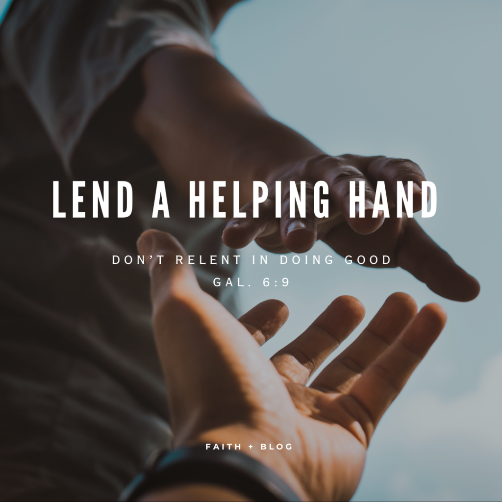 Lend A Helping Hand